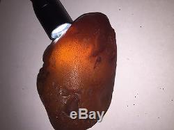 100% Huge Natural Baltic Amber Raw Stone 141.8g
