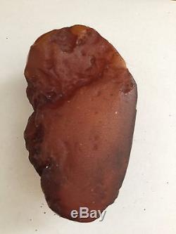 100% Huge Natural Baltic Amber Raw Stone 141.9g