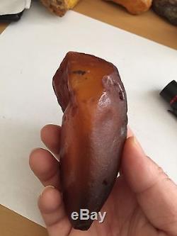 100% Huge Natural Baltic Amber Raw Stone 141.9g