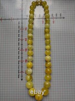100% NATURAL BALTIC AMBER necklace Landscape Beads