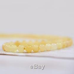 100% Natural Baltic Amber Necklace Genuine Amber Necklace Egg Yolk Colour Amber