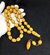 102g HUGE ANTIQE BALTIC AMBER ROSARY 1720 olive misbah tesbih 33 prayer beads