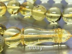 12 mm Islamic 33 Prayer Beads Natural Baltic Amber Tasbih Misbaha 34,4g 10574