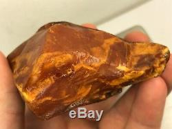 121gr Natural Royal Baltic Amber raw stone