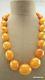 125gm Natural Baltic Amber Necklace with GIA Report Butterscotch BERNSTEIN