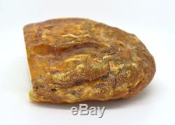 138.5 gram Natural Baltic Antique Amber Royal White Butterscotch VERY RARE