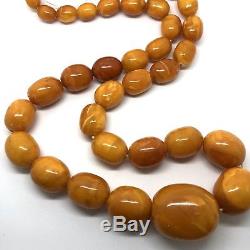 141,8g Natural Baltic Amber Necklace, HUGE SIZE