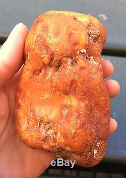 142 Gram Natural Baltic Amber Stone from Denmark, TOP Quality