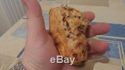 157,9 gr Genuine Natural Raw Baltic Amber Butterscotch Stone