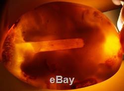 162.07 gm Huge Butterscotch Egg Yolk Color Polished Natural Baltic Amber Stone