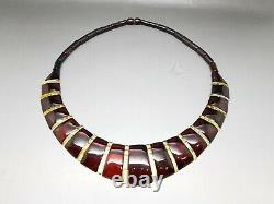 17,7 Elegant Baltic Amber Cloepatra Necklace Beads for Woman Cherry/Citrine