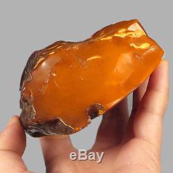 173.05g 100% Natural Old Baltic Butterscotch Amber Antique Egg Yolk YRL39