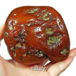 185.1g 100% Natural Baltic Antique intact Butterscotch Egg Yolk Amber UWRL2