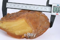 193 raw amber stone rock 393.6g pendant 100% natural Baltic