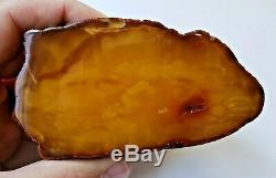 215.9gr 100% AMBER BALTIC NATURAL STONE Pendant RAW GENUINE Amber Multicolor L53
