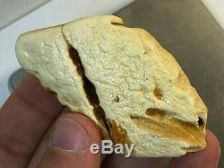 22.5GR Natural Baltic Amber ROYAL WHITE amber stone