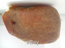 240 gr. Natural baltic amber stone. Raw amber stone rock 240 grams bernstein