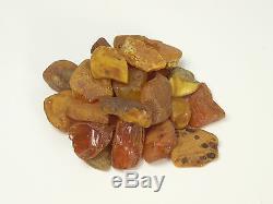 25 Stück Echter Roh Bernstein Rar Amber Stones Natural Baltic 211 Gramm