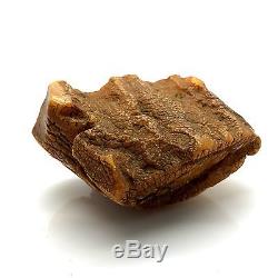 261g Natural Baltic Amber Stone Yellow Marble Mat Beeswax Colour Bernstein
