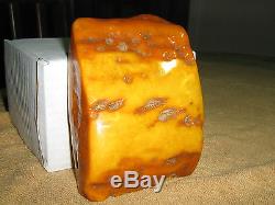 264 gr. Genuine Antique Natural Baltic Amber Raw Stone