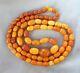 27.6 Gram Antique Old Natural Baltic Amber Beads Necklace