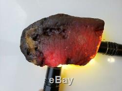 302 gr 100% NATURAL AMBER BALTIC RAW STONE Pendant GENUINE Amber Multicolor L52