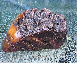 308 grams Large Rare Russian Baltic Amber Natural Antique raw rough stone