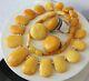 35gr Set of Natural Baltic Egg Yolk Butterscotch Amber Necklace Clips and Ring