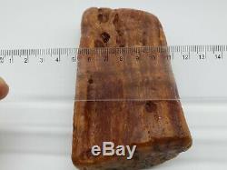 394.5 Gr 100% AMBER BALTIC ONE STONE NATURAL RAW Pendant GENUINE Multicolor X22
