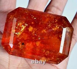 401.5 Ct Natural Honey Baltic Amber Inside small insect Untreated Polished Gem