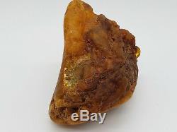 432 g Amber Baltic Stone Raw 100% Natural Genuine Bernstein Rock Pendant B58