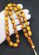 51.18gr Egg Yolk Antique Natural Royal Kahraman Amber Islamic Rosary Prayer Bead