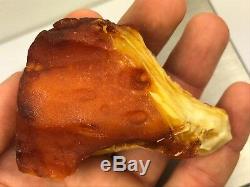 58gr White type Natural Raw Baltic Amber stone