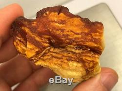 58gr White type Natural Raw Baltic Amber stone