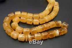 60 gm Natural Baltic Amber Rosary 12.5 m with video sam