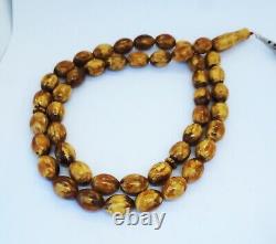 63.36g Baltic Amber German Sandalos Rosary Prayer 45 beads