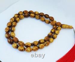 63.36g Baltic Amber German Sandalos Rosary Prayer 45 beads