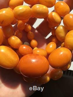 71.3 Gram Natural Baltic Amber Necklace, TOP QUALITY, with GCS Certificate