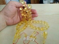 71 gm natural Baltic amber rosary from Poland 71
