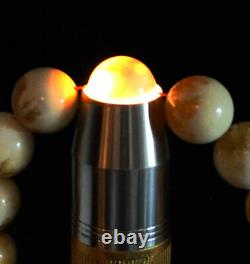 75.21g VINTAGE BALTIC AMBER ROSARY 14mm misbah tesbih 45 prayer beads Large