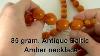 85 Gram Antique Baltic Amber Necklace