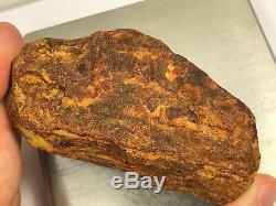 93gr Tiger type Natural Raw Baltic Amber stone