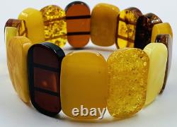 AMBER BRACELET Natural Baltic Amber Beads Bracelet Genuine Amber Jewellery