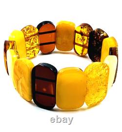 AMBER BRACELET Natural Baltic Amber Beads Bracelet Genuine Amber gemstone