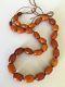 Antique Natural Baltic Amber Bead Necklace Vintage