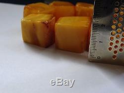 ANTIQUE NATURAL BALTIC AMBER BEADS REAL GENUINE AMBER BEADS 161 grams UNIQUE