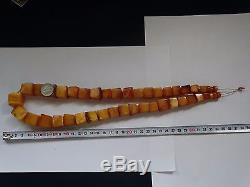 ANTIQUE NATURAL BALTIC AMBER BEADS REAL GENUINE AMBER BEADS 161 grams UNIQUE