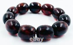 Adult Baltic Amber Bracelet Genuine Amber Bracelet Amber Jewellery pressed