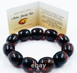 Adult Baltic Amber Bracelet Genuine Amber Bracelet Amber Jewellery pressed