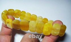 Adult amber bracelet Natural Baltic Amber beads Bracelet Butterscotch amber